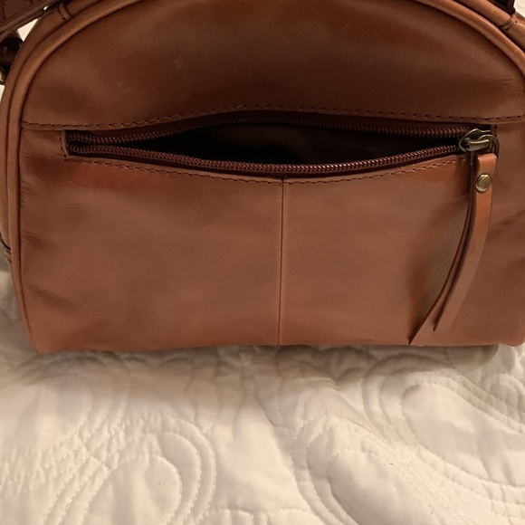 Born Angelo Dome Carmel Leather Crossbody - Picture 7 of 15